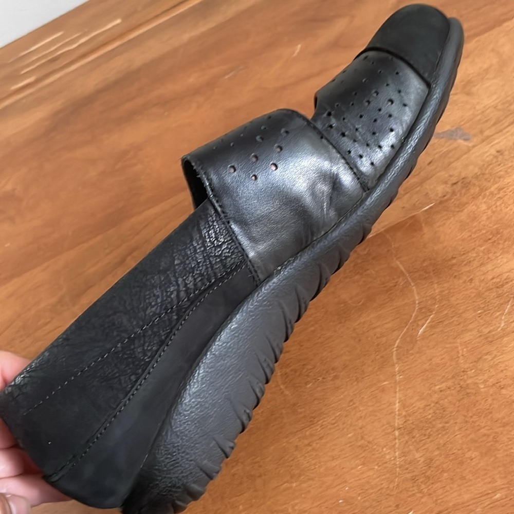 Naot Aroha Mary Jane Flats Black Glass Perforated Slip Resistant Size 42 (11) - Picture 14 of 14